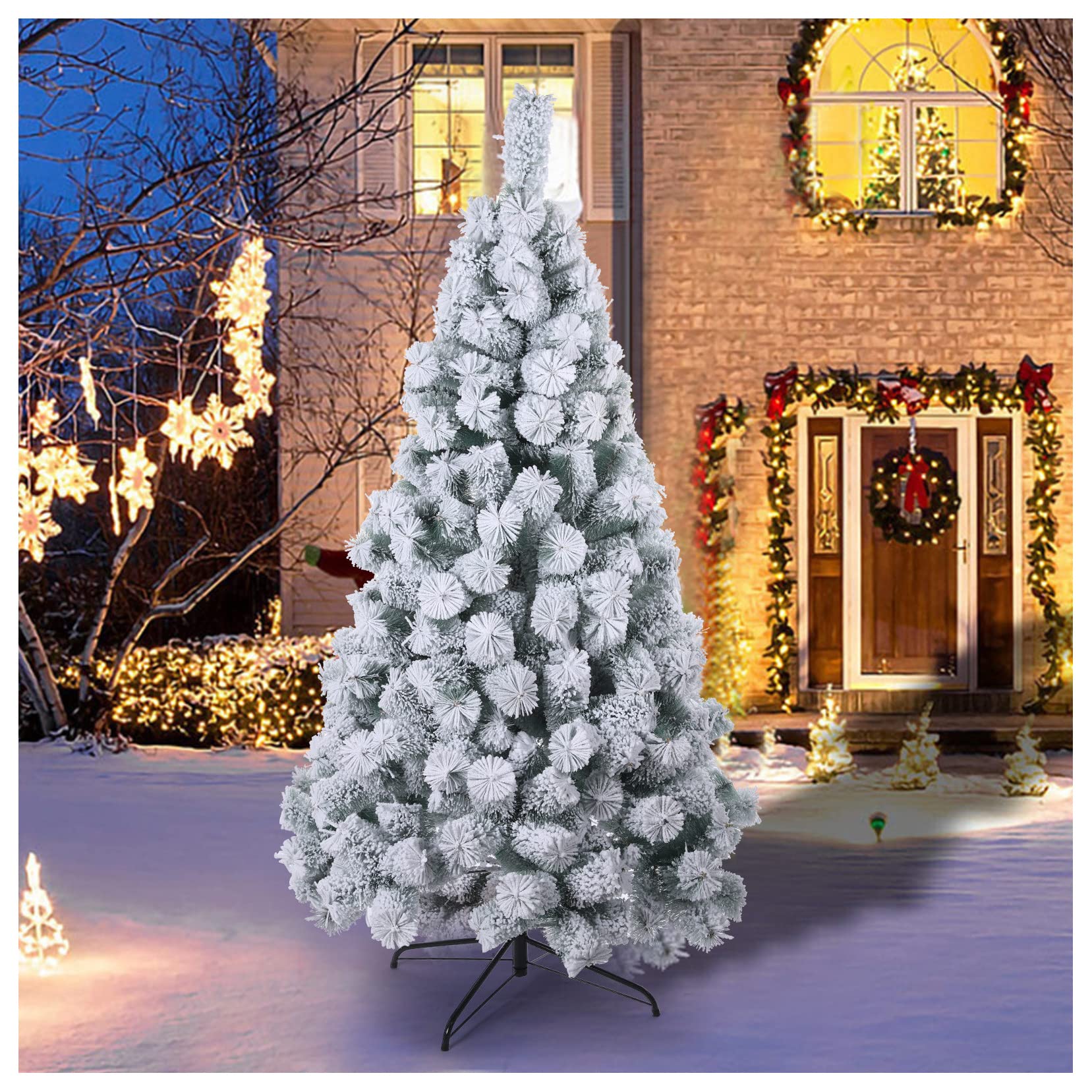 コストコ クリスマスツリー 電飾付き 約137cm LED 200球 コストコ